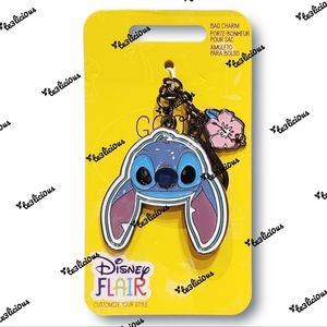 DISNEY PARKS STITCH BAG KEY CHARM